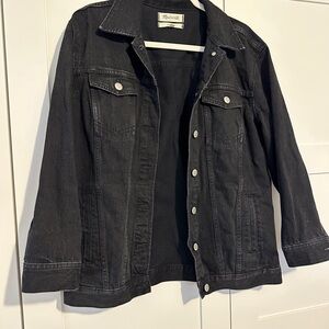 Madewell Black Denim Jacket